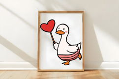 Valentine Goose Clipart Product Image 3