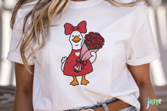 Valentine Goose SVG PNG Clipart Bundle Product Image 4