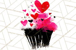 Graffiti Valentine PNG Clip Art, Street Art Hearts Love Product Image 5