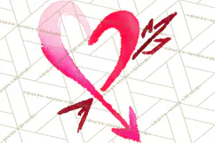 Graffiti Valentine PNG Clip Art, Street Art Hearts Love Product Image 5