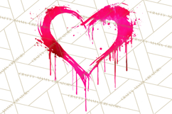 Graffiti Valentine PNG Clip Art, Street Art Hearts Love Product Image 4