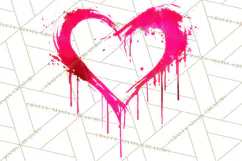 Graffiti Valentine PNG Clip Art, Street Art Hearts Love Product Image 4