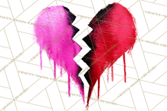 Graffiti Valentine PNG Clip Art, Street Art Hearts Love Product Image 4