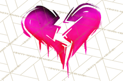 Graffiti Valentine PNG Clip Art, Street Art Hearts Love Product Image 5