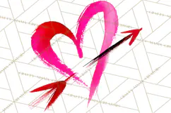 Graffiti Valentine PNG Clip Art, Street Art Hearts Love Product Image 2