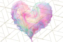 Graffiti Valentine PNG Clip Art, Street Art Hearts Love Product Image 3