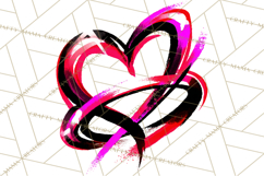 Graffiti Valentine PNG Clip Art, Street Art Hearts Love Product Image 2