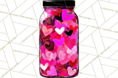 Graffiti Valentine PNG Clip Art, Street Art Hearts Love Product Image 4
