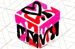 Graffiti Valentine PNG Clip Art, Street Art Hearts Love Product Image 2