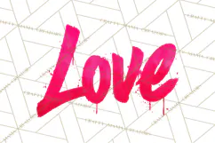 Graffiti Valentine PNG Clip Art, Street Art Hearts Love Product Image 4