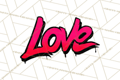 Graffiti Valentine PNG Clip Art, Street Art Hearts Love Product Image 5