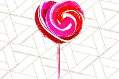 Graffiti Valentine PNG Clip Art, Street Art Hearts Love Product Image 2