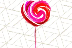 Graffiti Valentine PNG Clip Art, Street Art Hearts Love Product Image 2