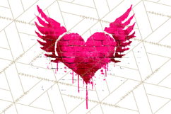 Graffiti Valentine PNG Clip Art, Street Art Hearts Love Product Image 5