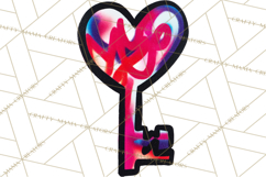 Graffiti Valentine PNG Clip Art, Street Art Hearts Love Product Image 2