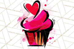 Graffiti Valentine PNG Clip Art, Street Art Hearts Love Product Image 3
