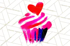 Graffiti Valentine PNG Clip Art, Street Art Hearts Love Product Image 5