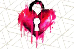 Graffiti Valentine PNG Clip Art, Street Art Hearts Love Product Image 3