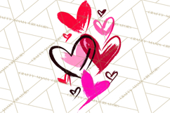 Graffiti Valentine PNG Clip Art, Street Art Hearts Love Product Image 4