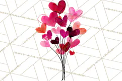 Graffiti Valentine PNG Clip Art, Street Art Hearts Love Product Image 2