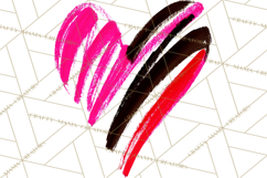 Graffiti Valentine PNG Clip Art, Street Art Hearts Love Product Image 3