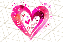 Graffiti Valentine PNG Clip Art, Street Art Hearts Love Product Image 5