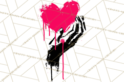 Graffiti Valentine PNG Clip Art, Street Art Hearts Love Product Image 2