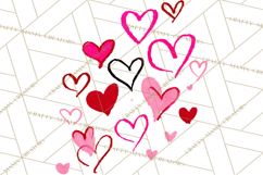 Graffiti Valentine PNG Clip Art, Street Art Hearts Love Product Image 5