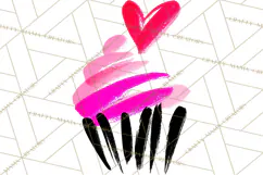 Graffiti Valentine PNG Clip Art, Street Art Hearts Love Product Image 2