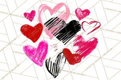 Graffiti Valentine PNG Clip Art, Street Art Hearts Love Product Image 4