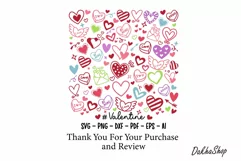 Valentine Svg, Valentine's Day Svg, Heart Svg, Love Svg Png. Product Image 12