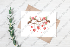 Valentine Heart Branch Png Product Image 3