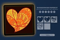 Valentine Heart Decorative 3D Shadow Box Product Image 3
