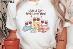 Valentine Heart Love Cat PNG Product Image 2