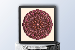 Valentine Heart Mandala 3D Shadow Box Product Image 2