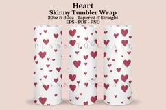 valentine heart pattern skinny tumbler sublimation wrap with high resolution and transparant background are for 20oz and 30oz skinny tumbler