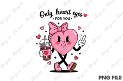 Valentine Heart Png Sublimation Product Image 1