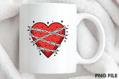 Valentine Heart Png, Anti-Valentine Png Product Image 4