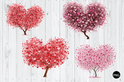 Valentine Heart Tree PNG, Love Plants PNG Product Image 1