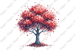 Valentine Heart Tree Png Product Image 1