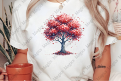 Valentine Heart Tree Png Product Image 2