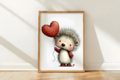 Valentine Hedgehog Clipart Product Image 3