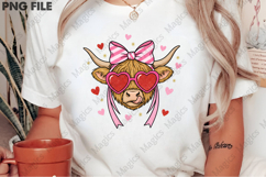 Valentine Highland Cow Png Product Image 2