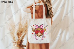 Valentine Highland Cow Png Product Image 3