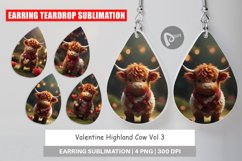 Earring Teardrop Valentine Hummingbird Product Image 1