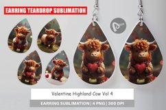 Earring Teardrop Valentine Hummingbird Product Image 1