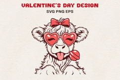 Cute Valentine Animals SVG Bundle, Love Designs SVG PNG Product Image 9
