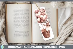 GorgeousValentine Hot Air Balloon Bookmark design.