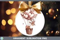 GorgeousValentine Hot Air Balloon Ornament design.