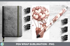 GorgeousValentine Hot Air Balloon Pen Wrap design.